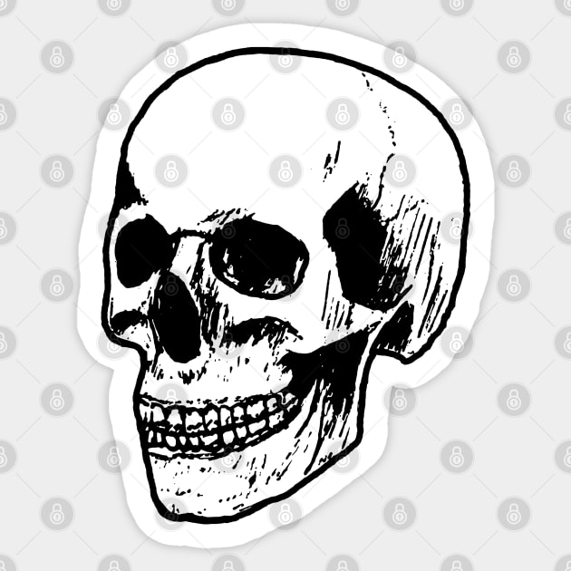 skull Sticker by PedroVale